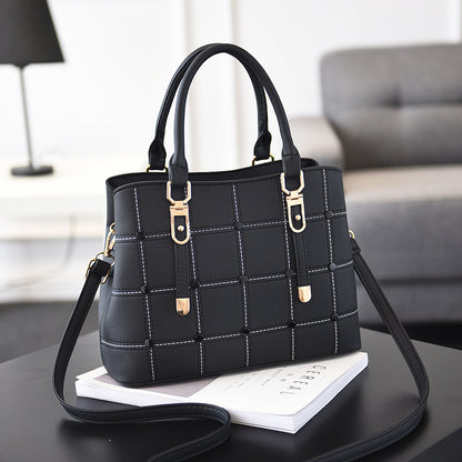 New Fashion Korean Women'S Bag In Autumn And Winter 2021 Large Capacity Handbag With One Shoulder Diagonal Span Bag