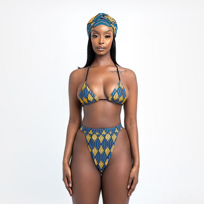 New African Bikini African Swimsuit American Bikini Swimsuit Women