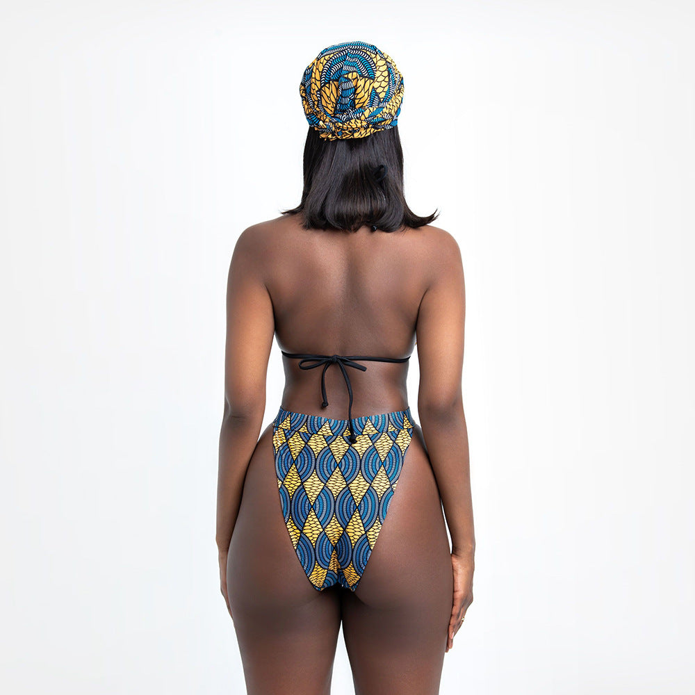 New African Bikini African Swimsuit American Bikini Swimsuit Women