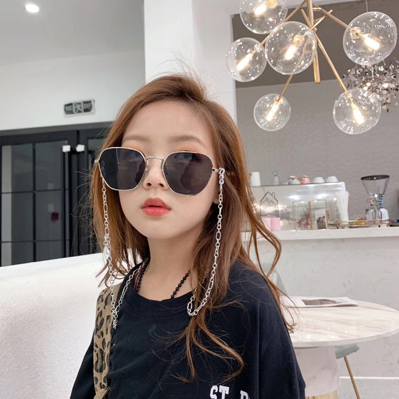 Male And Female Baby Retro Punk Sunglasses Street Shooting Catwalk Personality