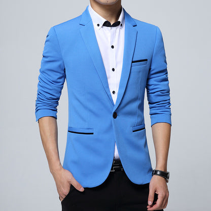 Korean Style Small Suit Jacket Men's