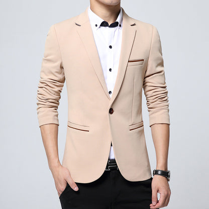 Korean Style Small Suit Jacket Men's