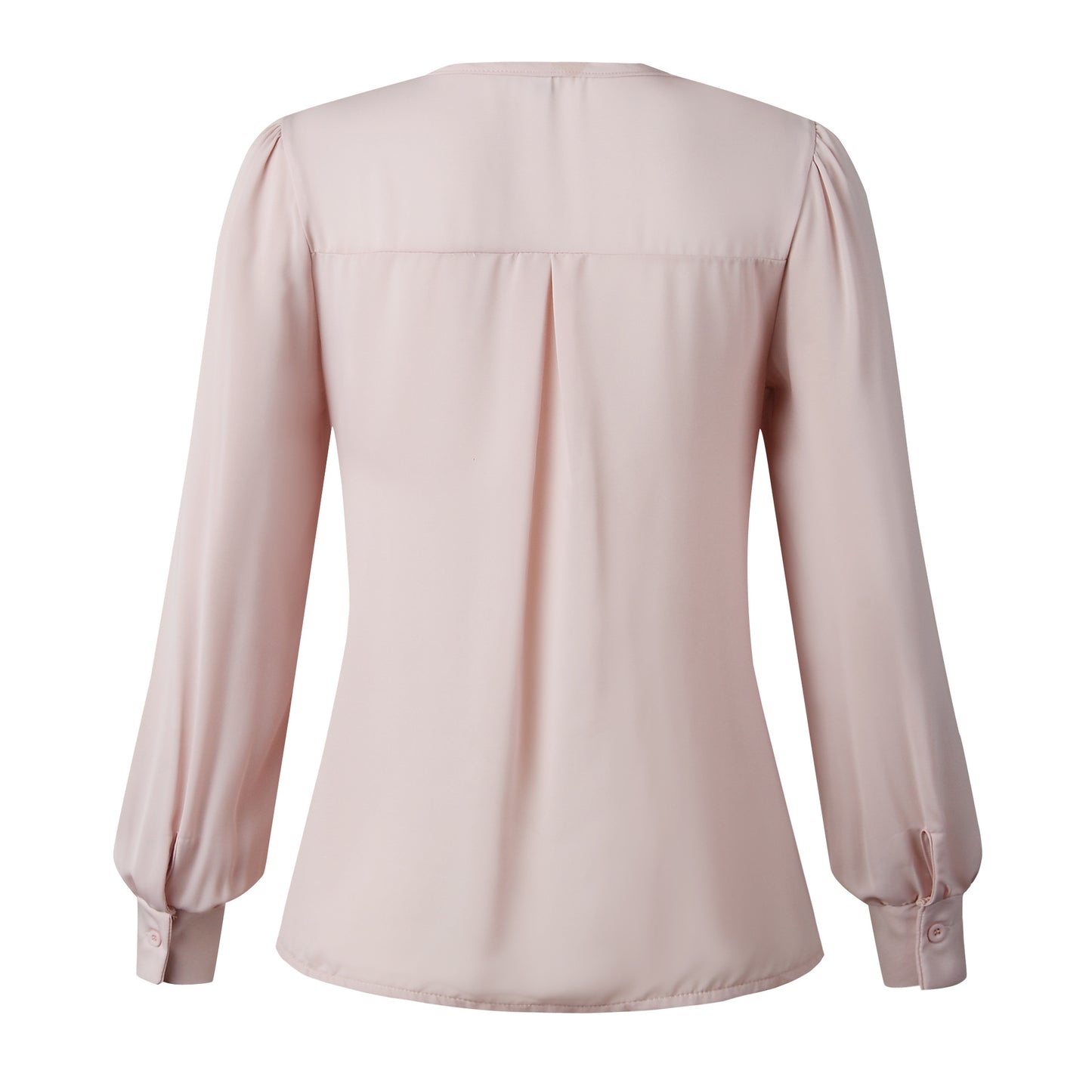 Fashion Simple V-neck Long-sleeved Blouse Blouse