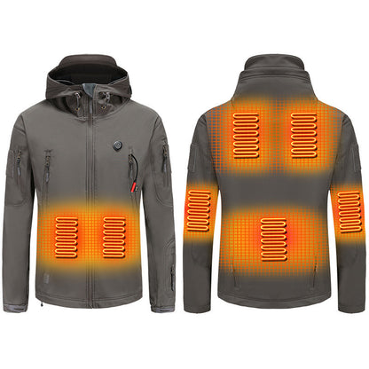 Smart Usb Charging Self-Heating Windproof Jacket