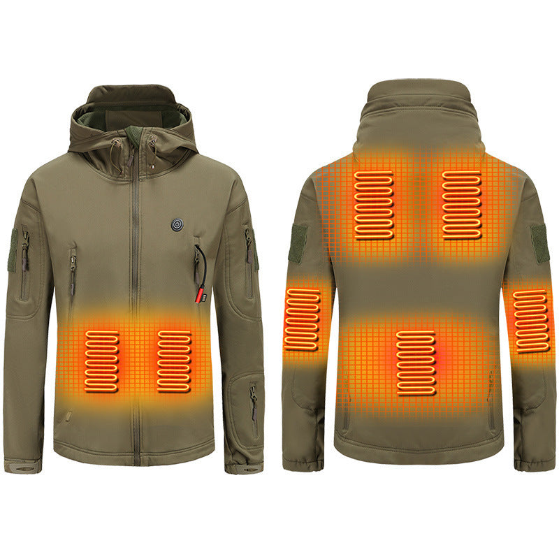 Smart Usb Charging Self-Heating Windproof Jacket