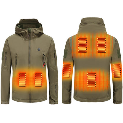 Smart Usb Charging Self-Heating Windproof Jacket