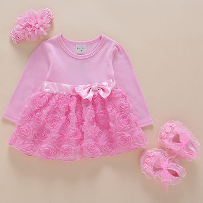 Baby girl's first birthday dress