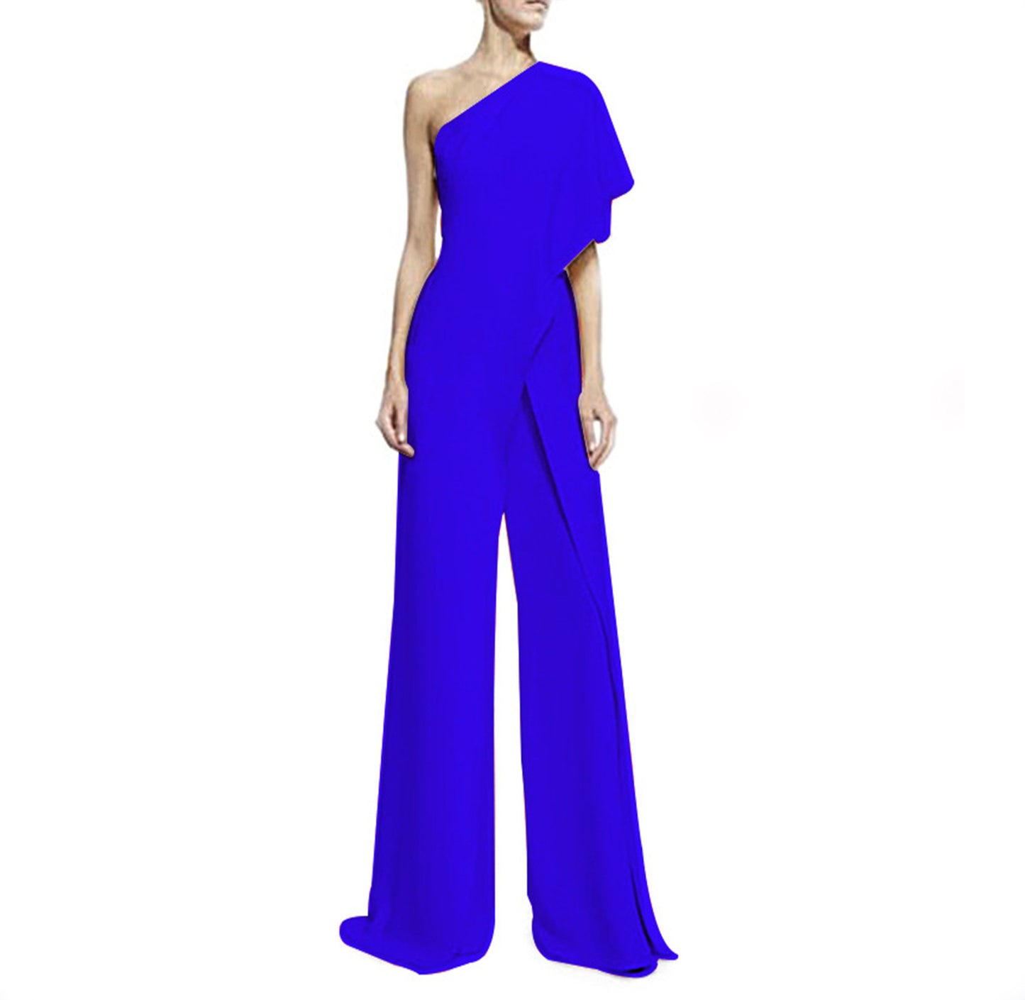 One-shoulder jumpsuit