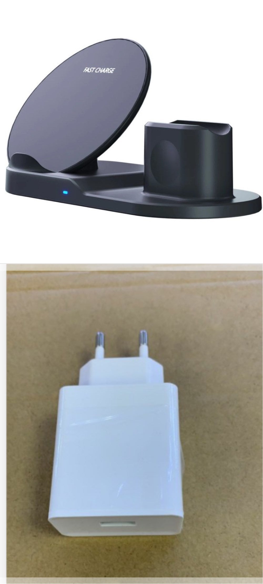 Three-in-one wireless charger