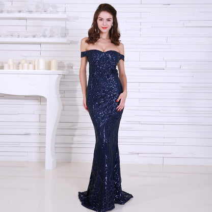 Evening dress fishtail dress