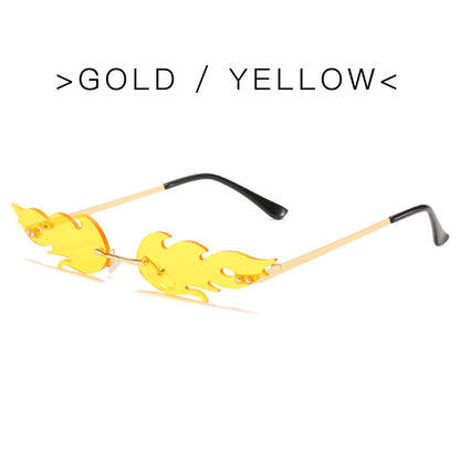 Flame Shaped Sunglasses Jurchen Film