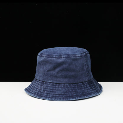 Do the old washed denim fisherman hat