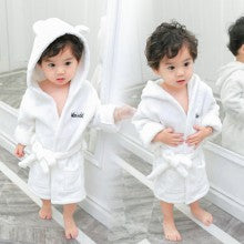 Children's long-sleeved home robe