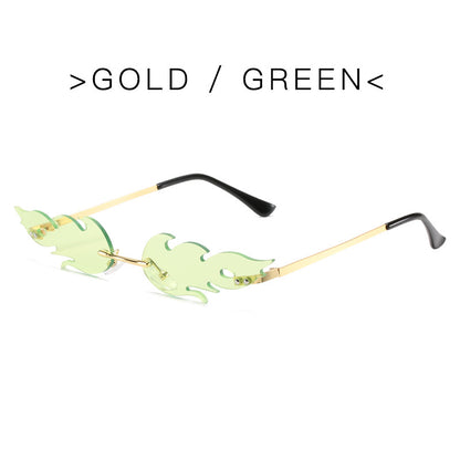 Flame Shaped Sunglasses Jurchen Film