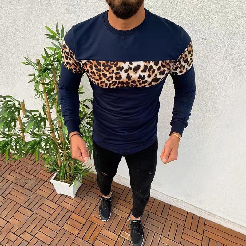 Printed leopard print T-shirt