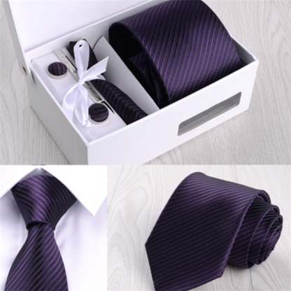 8cm Striped Tie Gift Box