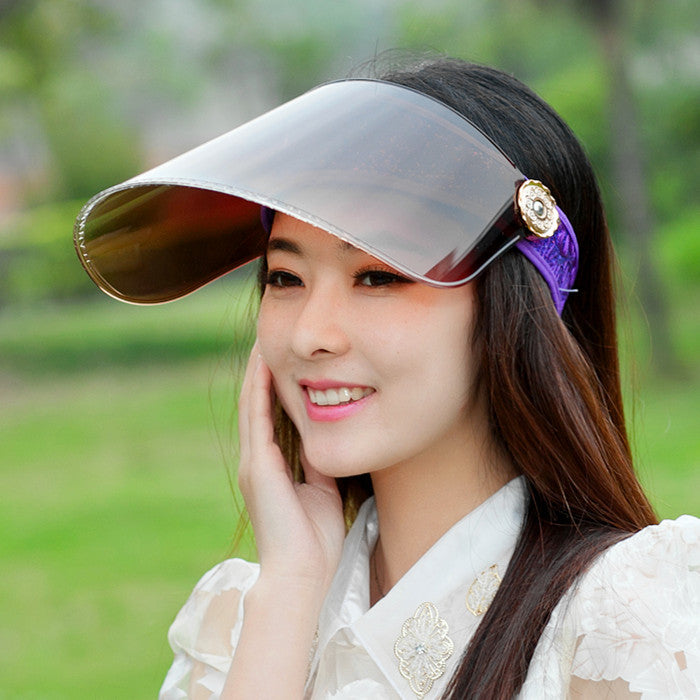 Sun protection lens sun hat