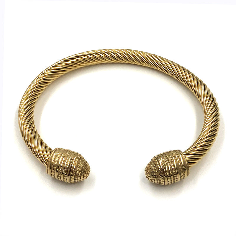 Stainless steel wire rope bracelet cable wire bracelet