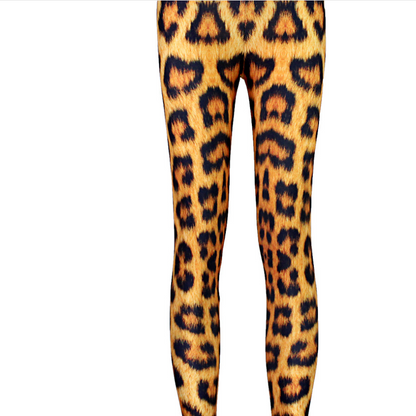 Digital Print Sexy Leopard Skinny Leggings