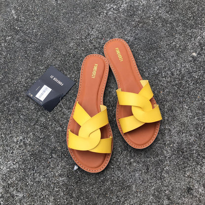 Summer ladies flat slippers