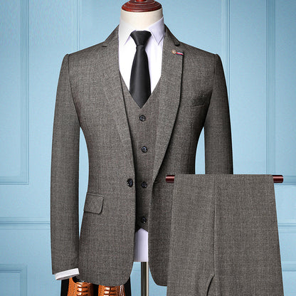 Three-piece suit for men