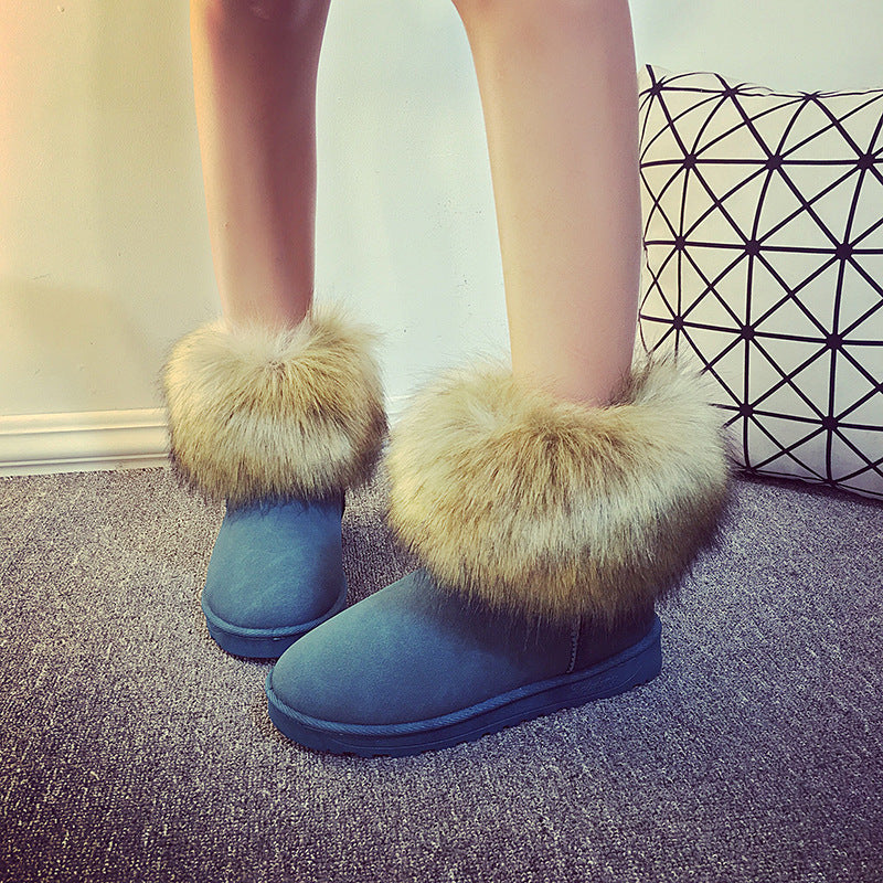 Winter warm cotton boots