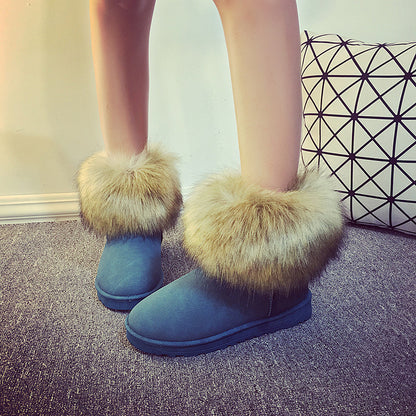 Winter warm cotton boots