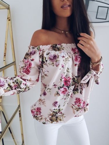 Loose-print shirt