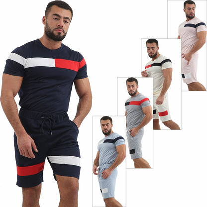 Short-sleeved fitness suit