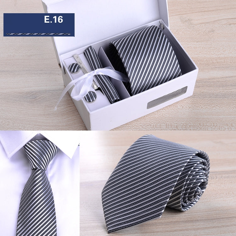 8cm Striped Tie Gift Box