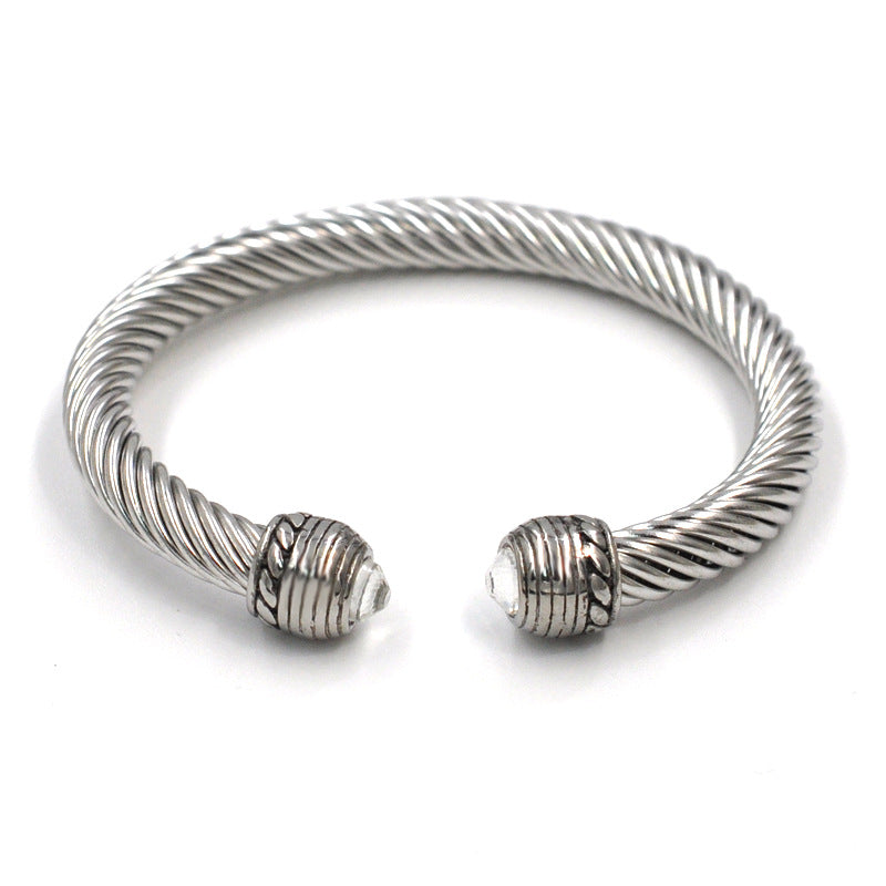 Stainless steel wire rope bracelet cable wire bracelet