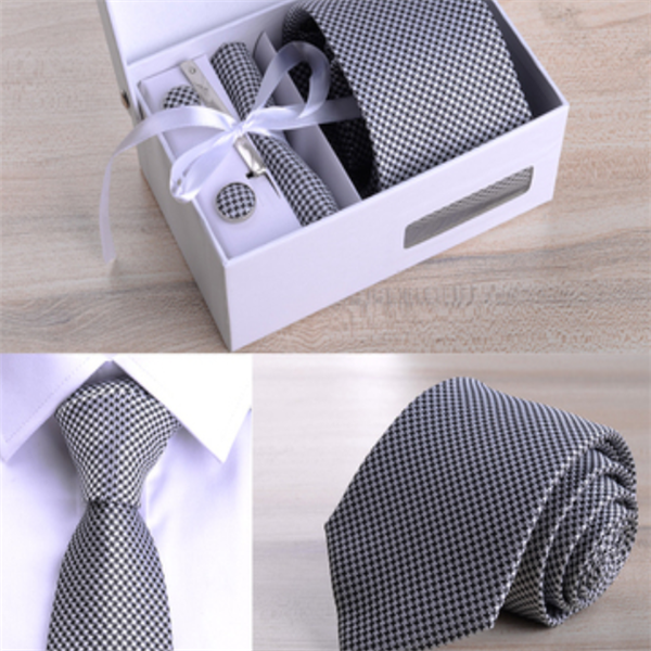 8cm Striped Tie Gift Box