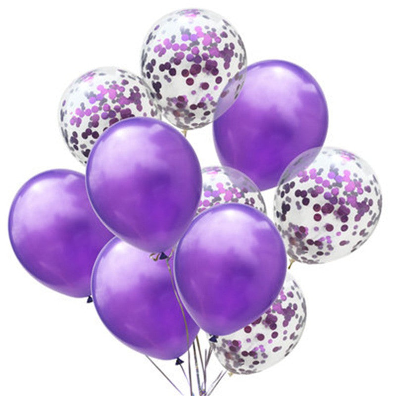 Birthday confetti balloons