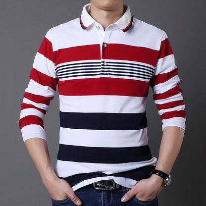 Men's long sleeve striped t-shirt