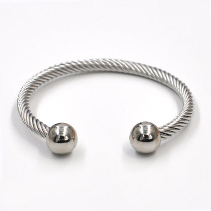 Stainless steel wire rope bracelet cable wire bracelet