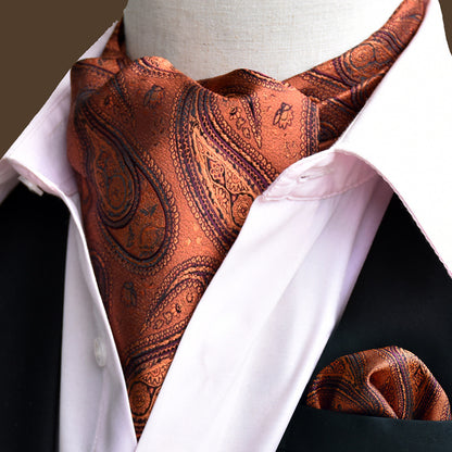 Men's scarf  English suit shirt collar scarf