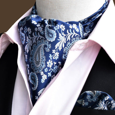 Men's scarf  English suit shirt collar scarf