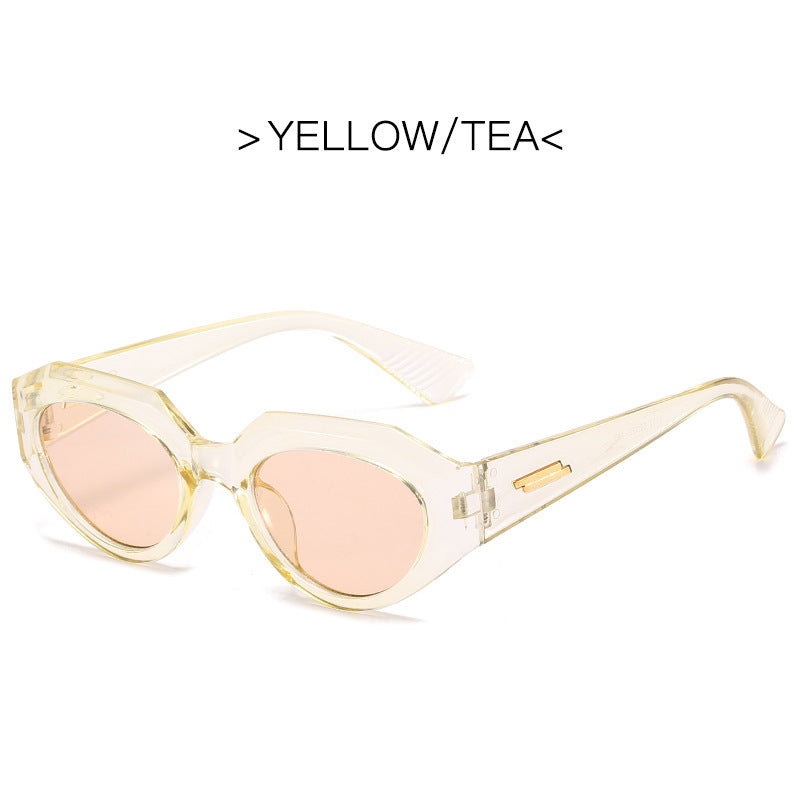 Sunglasses Female Jelly Color Outdoor Beach Glasses