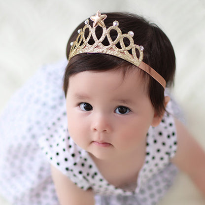 Children's birthday crown headband