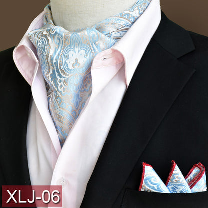 Men's scarf  English suit shirt collar scarf