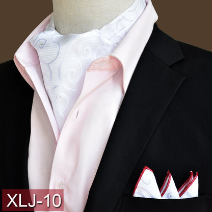 Men's scarf  English suit shirt collar scarf