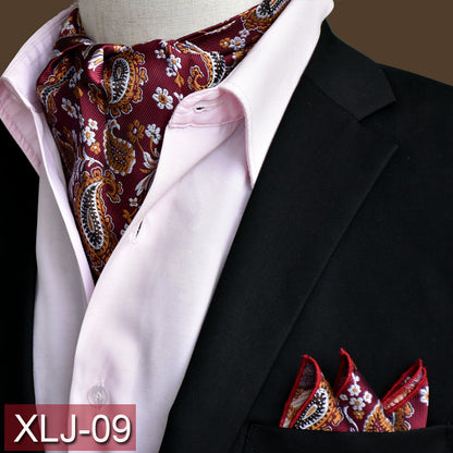 Men's scarf  English suit shirt collar scarf