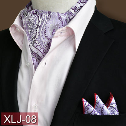 Men's scarf  English suit shirt collar scarf