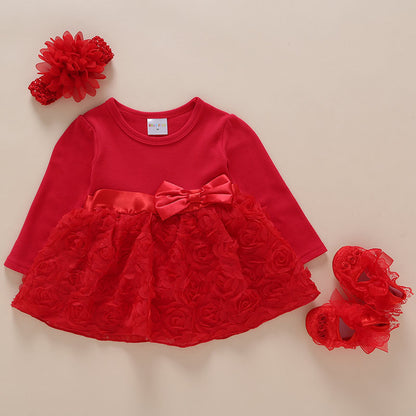 Baby girl's first birthday dress