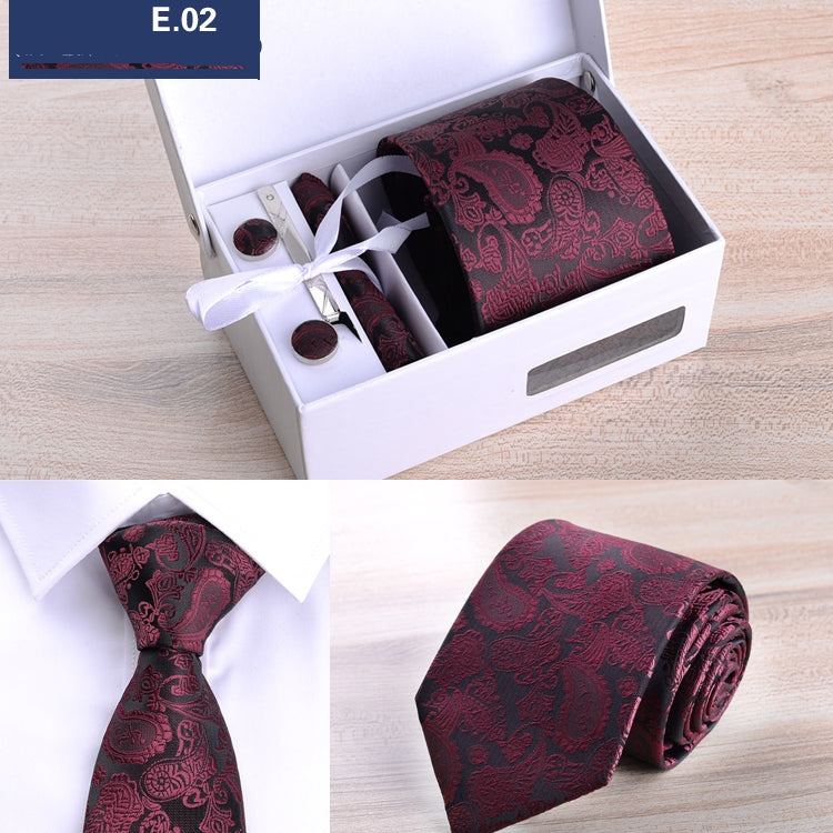 8cm Striped Tie Gift Box