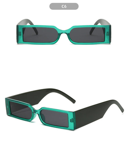 New Small Box Wide Leg Punk Sunglasses