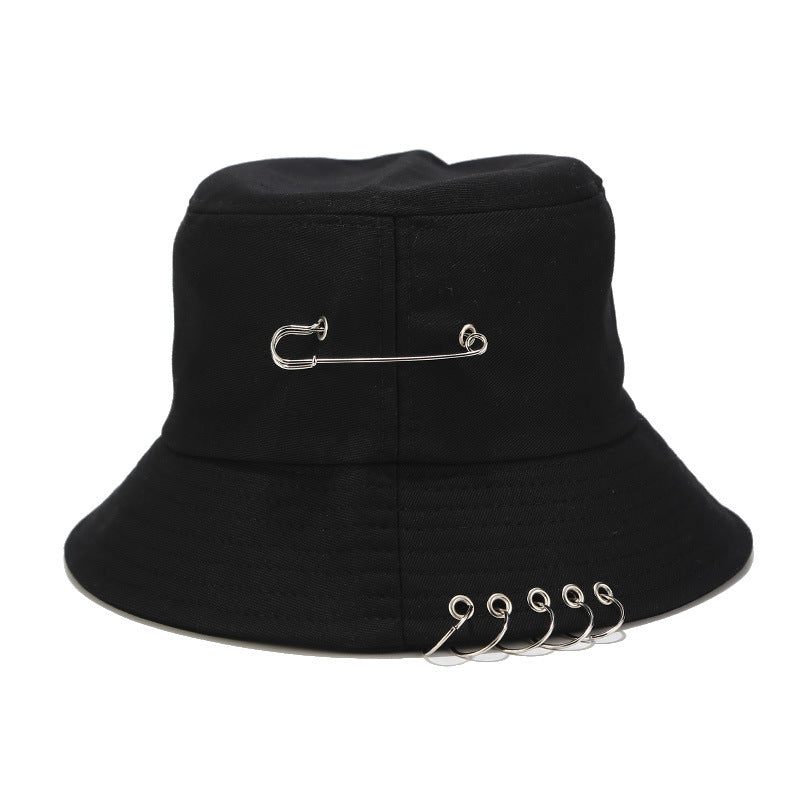 Five-pin pin fisherman hat