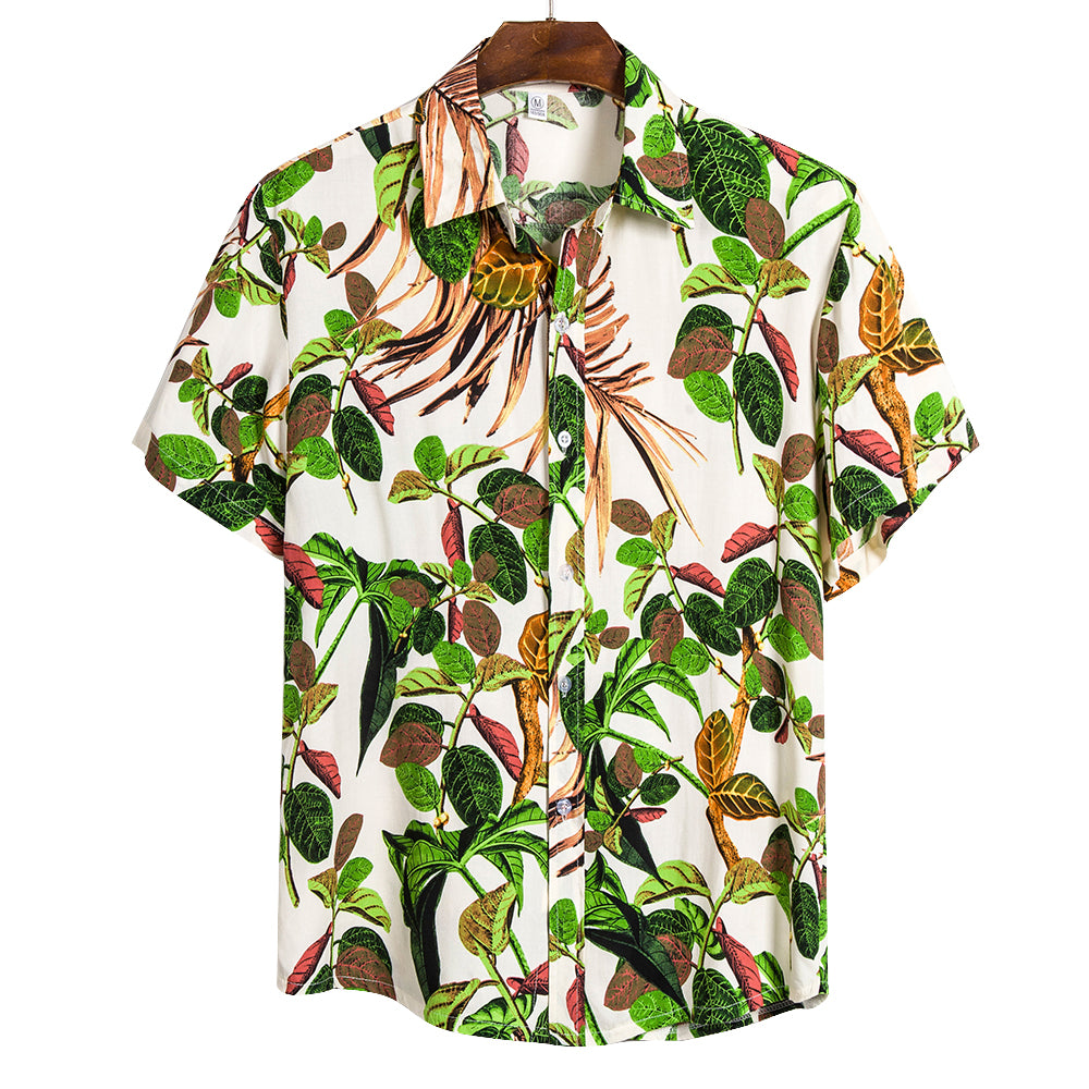 Short-Sleeve Hawaiian-Tops