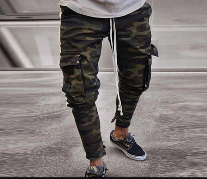 Men's jeans trend camouflage pants