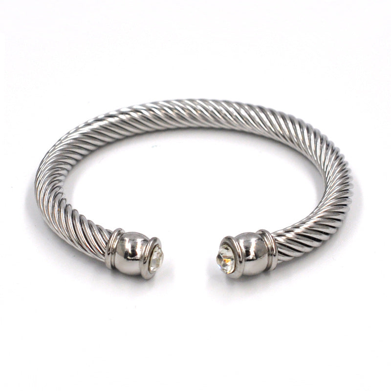 Stainless steel wire rope bracelet cable wire bracelet